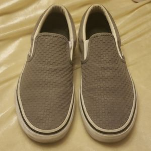 LAST DAYS M8 W9.5 suede slip-ons